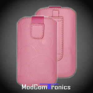 Forcell Tasche Deko rosa für Iphone 5