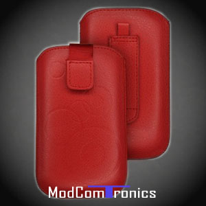 Forcell Tasche Deko rot für Iphone 5